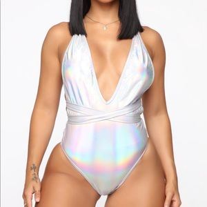 Iridescent swimsuit